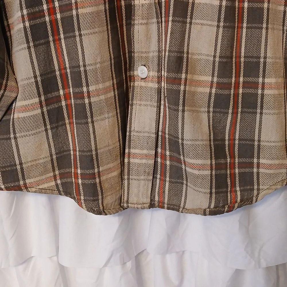 Winter King Vintage Flannel 40s / 50s Large - Picture 7 of 9